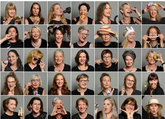 Fotocollage Wunderbarer Frauenchor Stuttgart